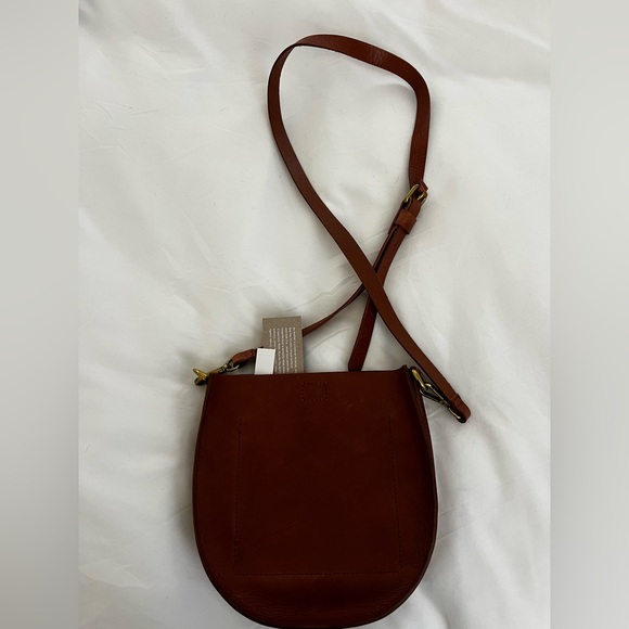 Madewell Tan Leather Saddlebag - Picture 2 of 5